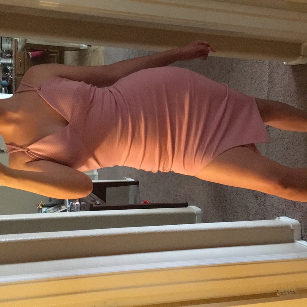 Coral pink women’s dress